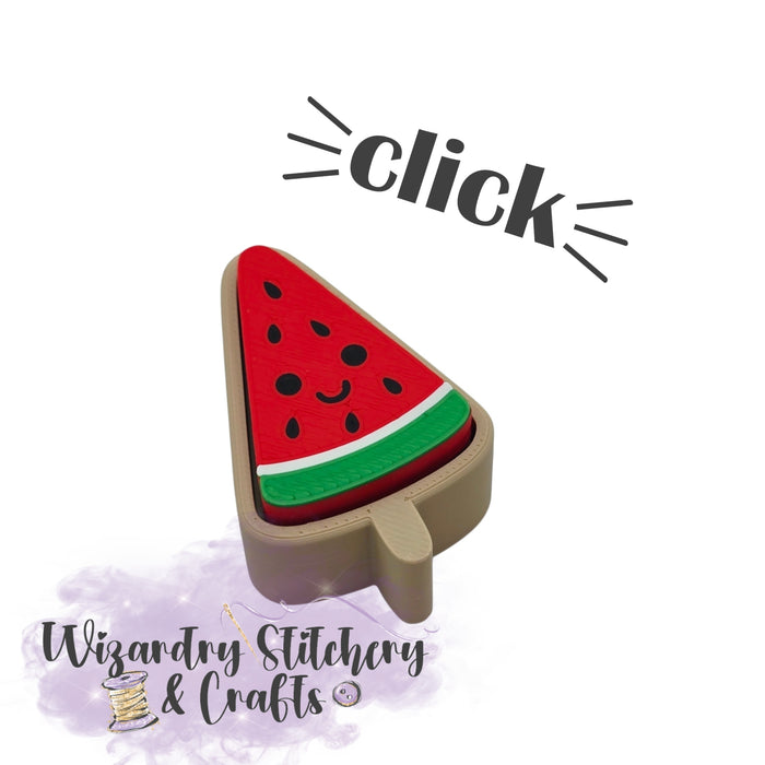Popsicle Fidget Clicker - Watermelon Smiling