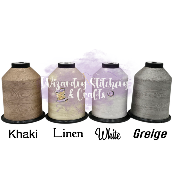 Polyester Thread String Tex 35 - Bonded Polyester Sewing String - Solid - White — Wizardry ...