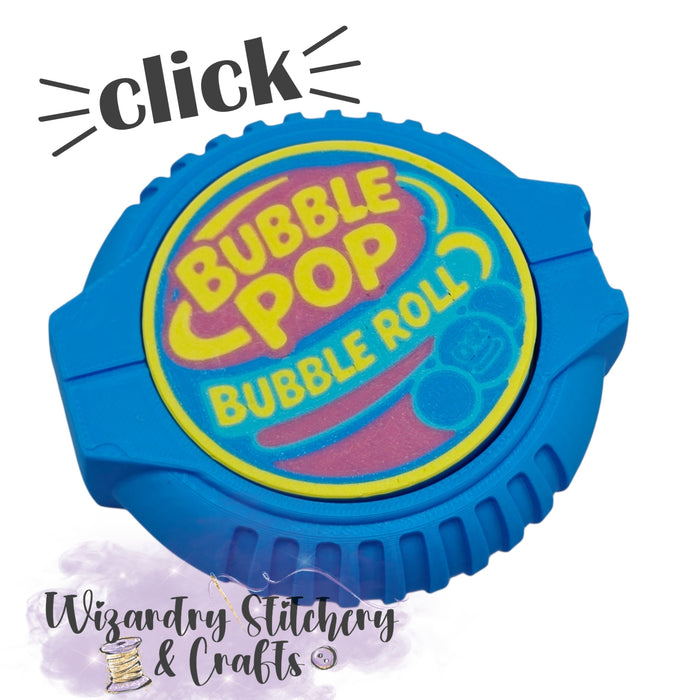 Bubble Gum Tape Fidget Clicker - Blue