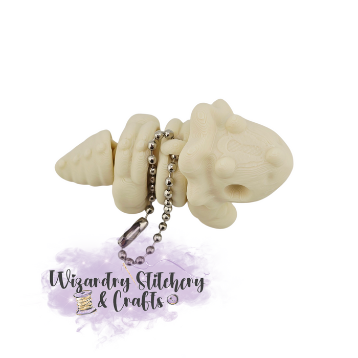 Triceratops Dinosaur Skeleton Flexi (Small) Keychain