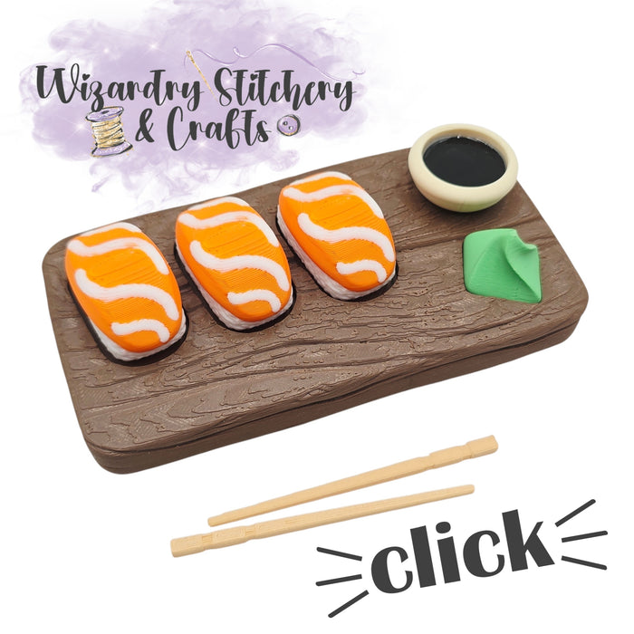 Sushi Plate Fidget Clicker