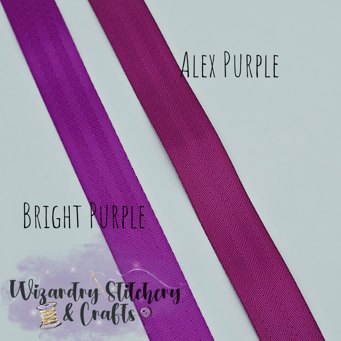 Bright Purple Seat Belt Webbing