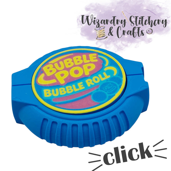 Bubble Gum Tape Fidget Clicker - Blue