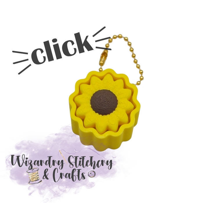 Flower Keychain Fidget Clicker #3