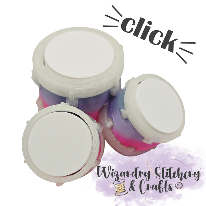 Drum Fidget Clicker - Triple Rainbow