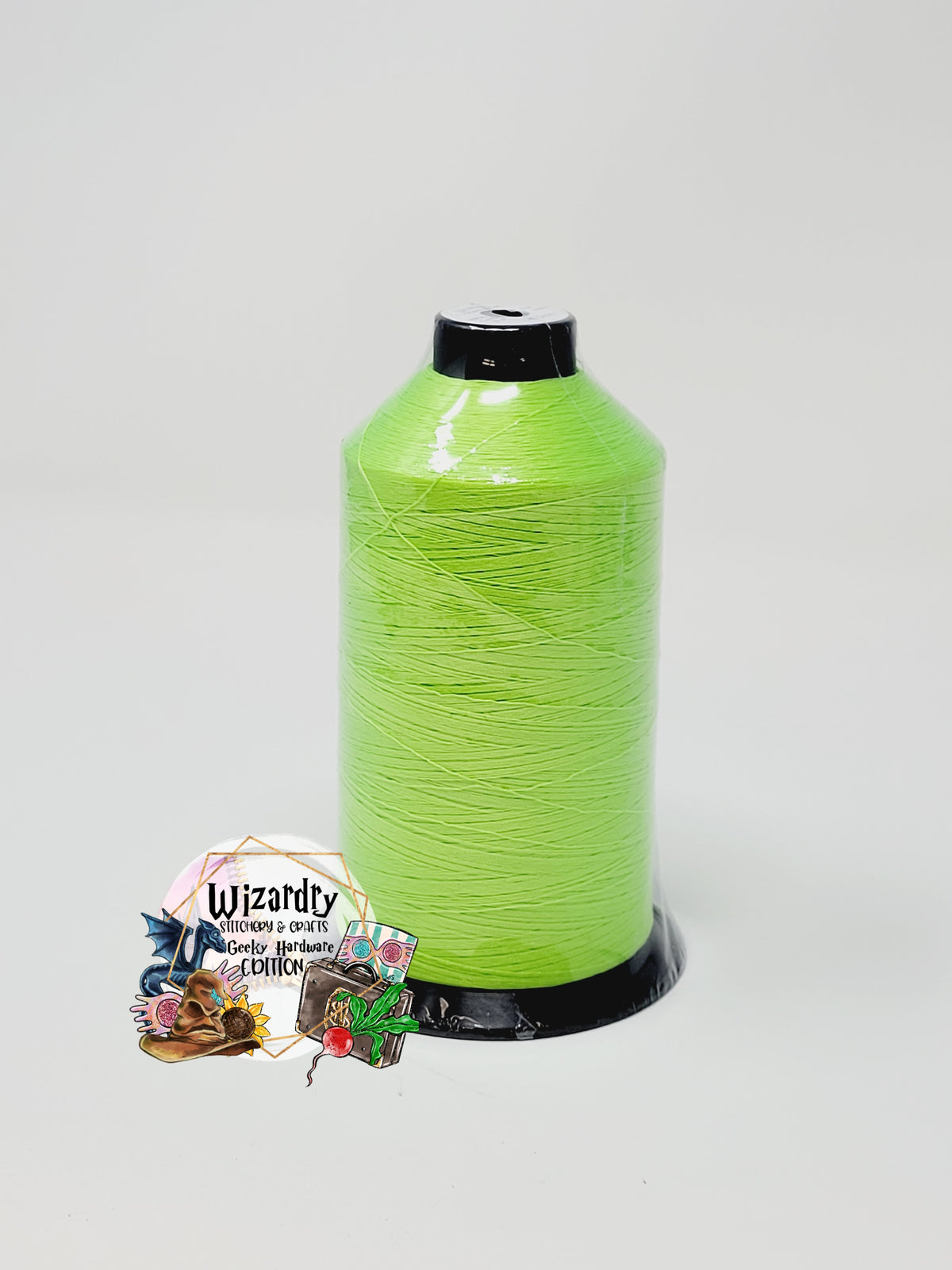 Tex 45 - Bonded Polyester Sewing String - Solid - Lime Green — Wizardry ...