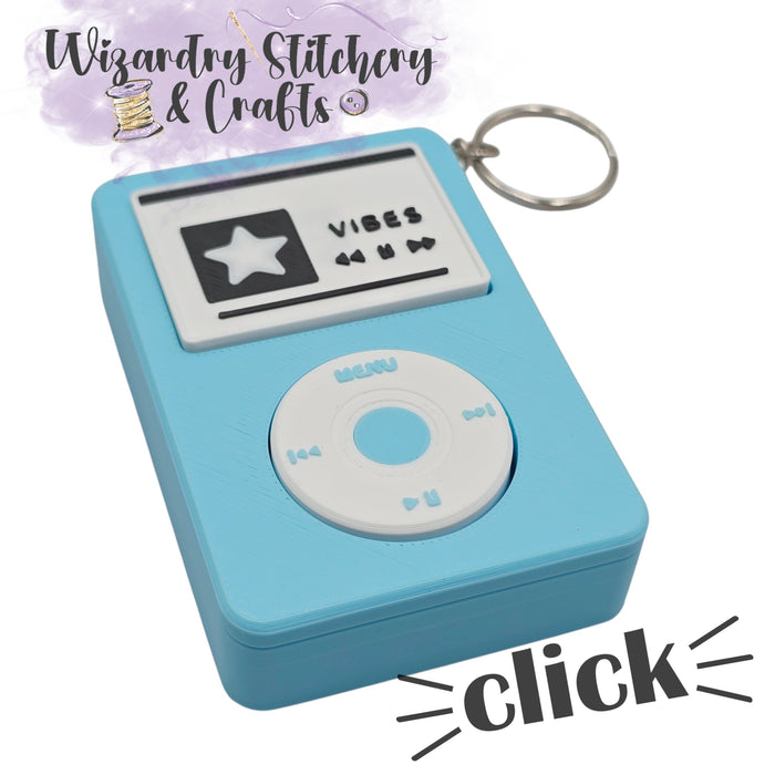Music Player Fidget Clicker - Blue