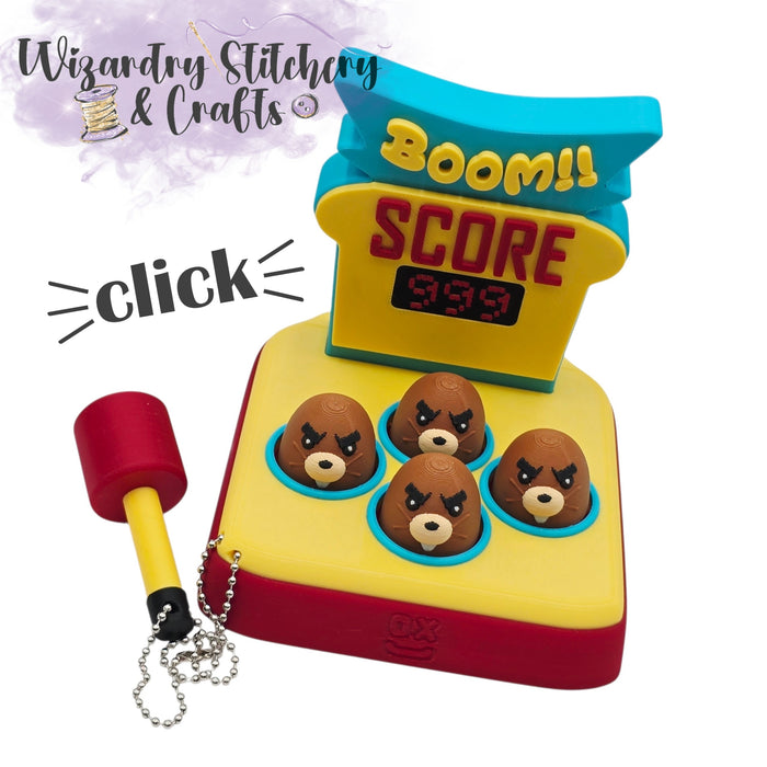 Whack-A-Mole Fidget Clicker