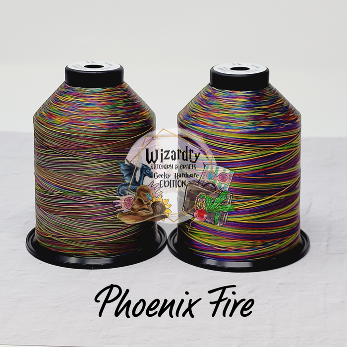Tex 35 - Bonded Polyester Sewing String - Variegated - Phoenix Fire