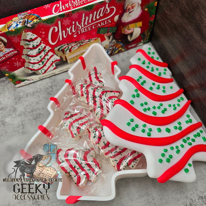 Christmas Tree Cake Container - Silky