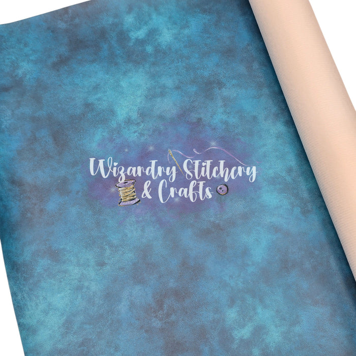 Teal Gemstone (WG#6) - 18" Vinyl w/Woven Backing