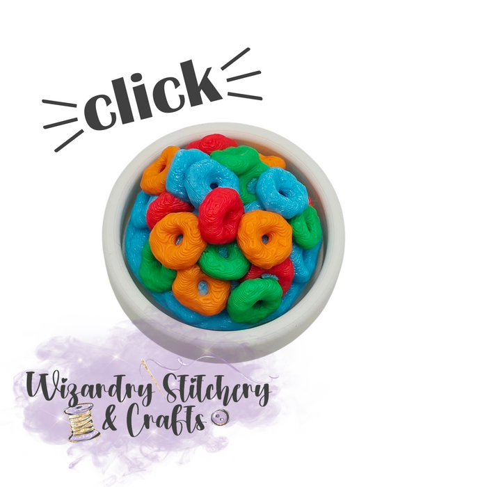 Fruity Cereal Bowl Fidget Clicker
