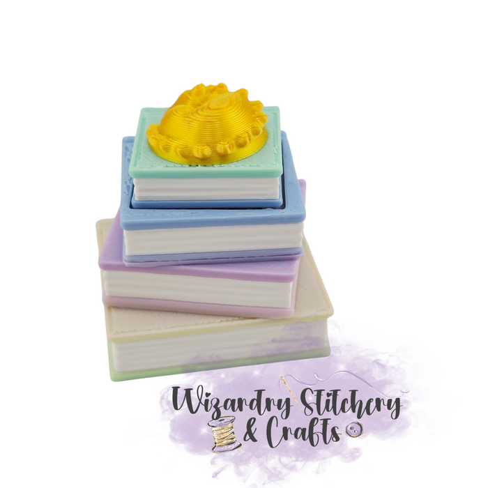 Golden Dragon Stacked Books Fidget Clicker #1