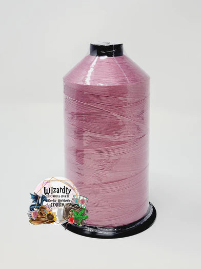 Tex 80 - Bonded Polyester Sewing String - Solid - Dusty Rose
