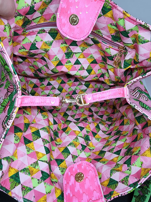 Pink Cacti Fabric