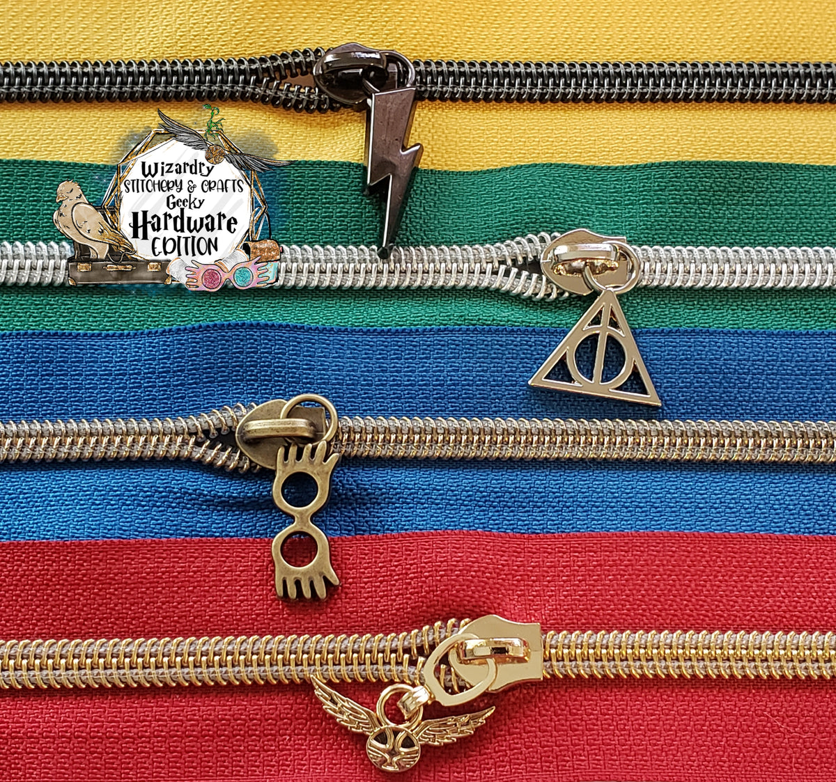 Wizard House #5 Nylon Zipper Tape — Wizardry Stitchery & Crafts, LLC