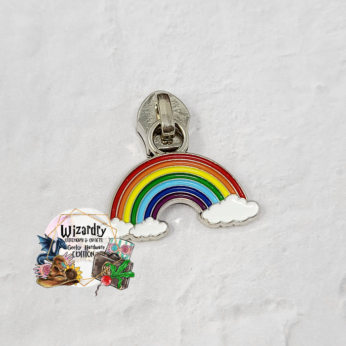 Inked Rainbow #5 Nylon Zipper Pulls