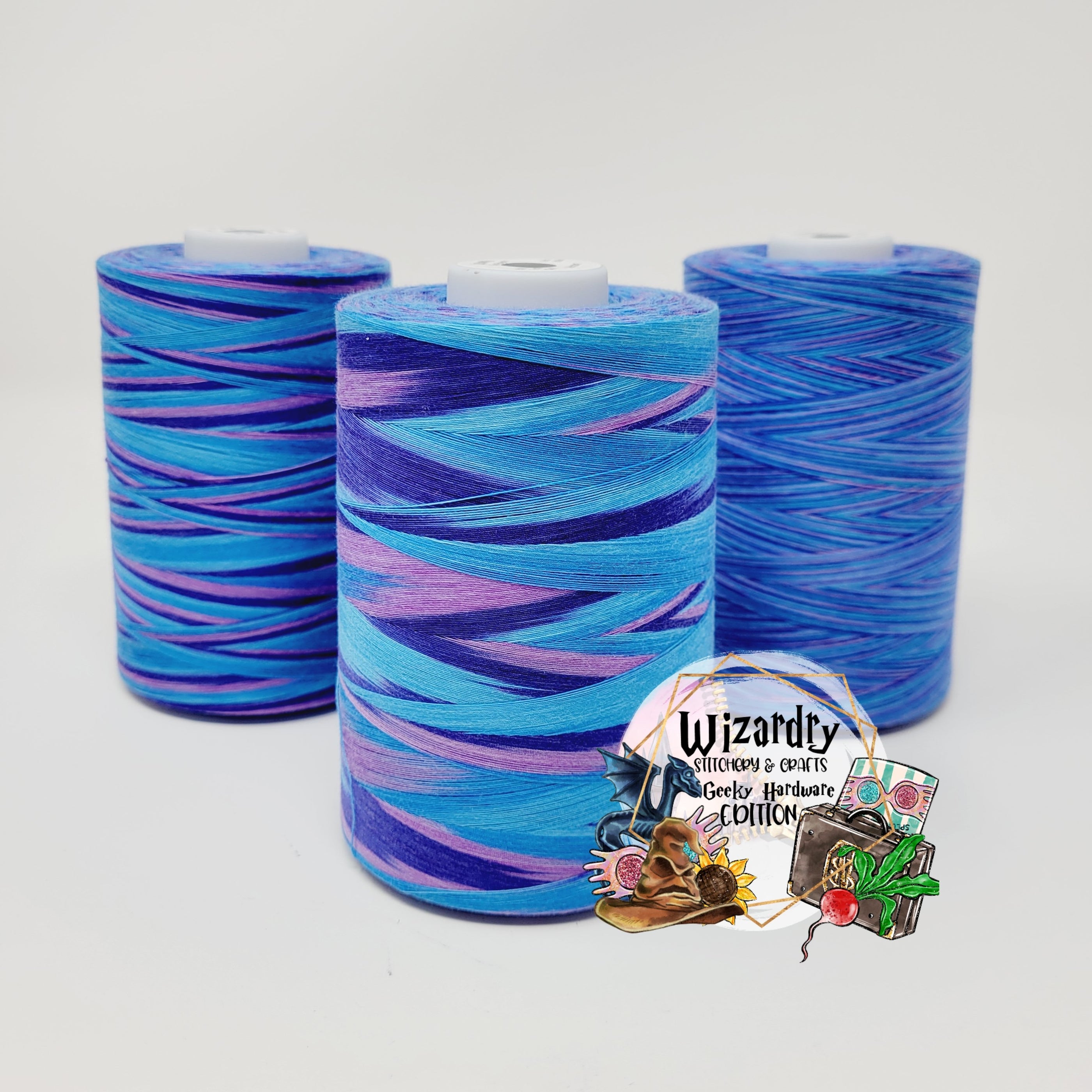 Tex 30 Spun Polyester Sewing String 8oz Spool Variegated