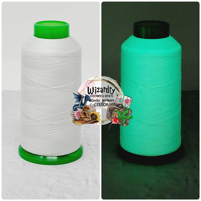 Glow-in-the-Dark Embroidery Sewing String