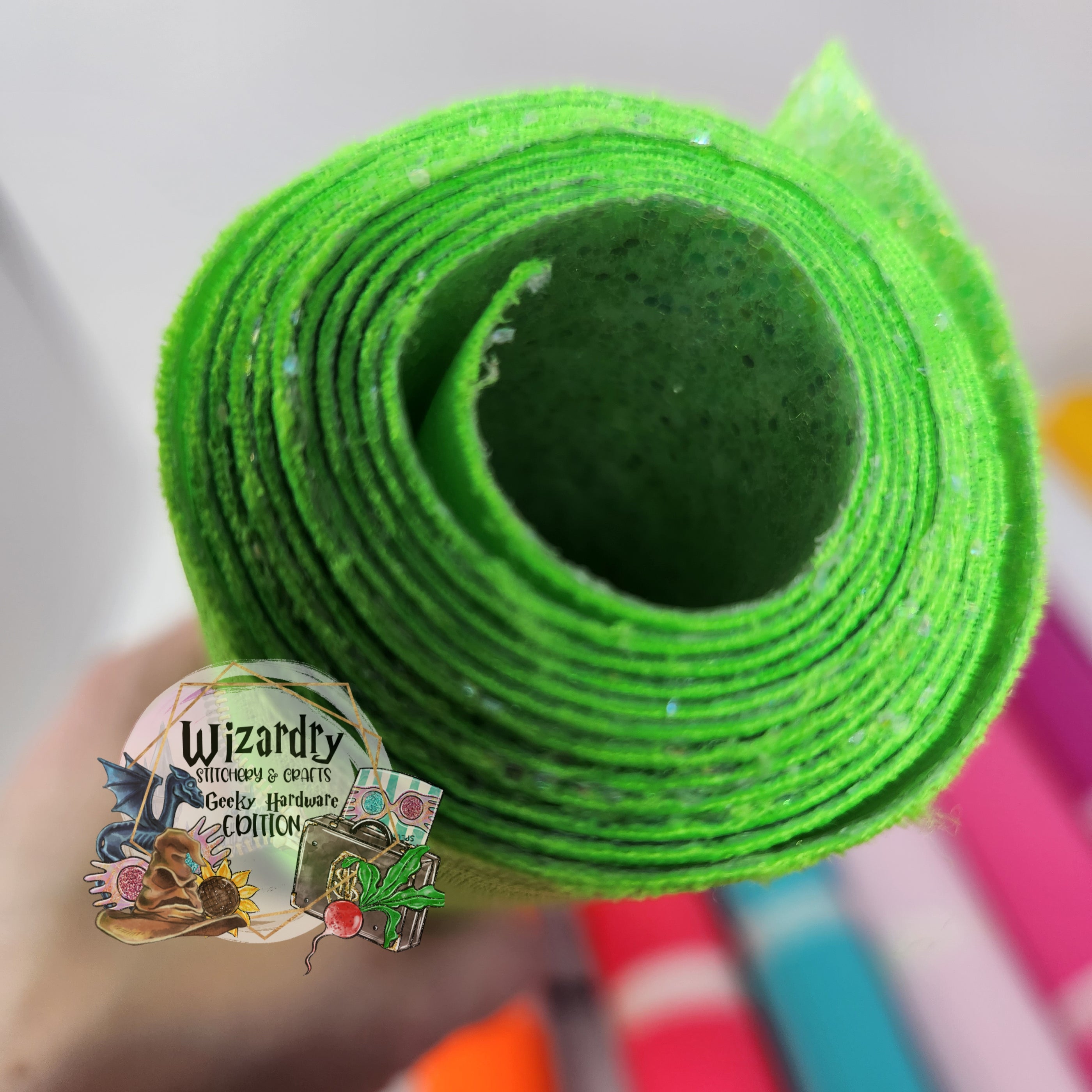 Enchanted Punch Chunky Glitter Vinyl Roll 18"x52" — Wizardry Stitchery