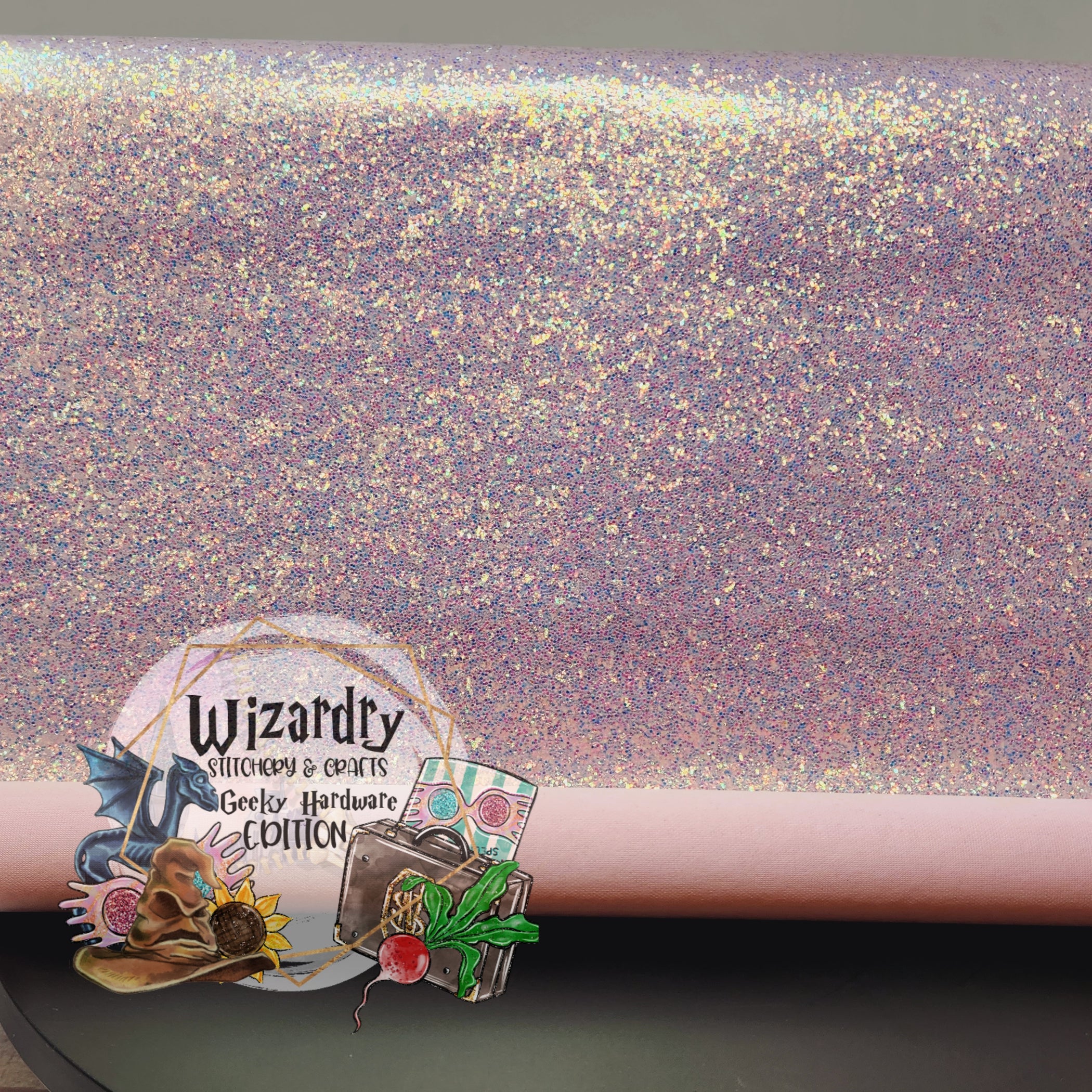 Enchanted Punch Chunky Glitter Vinyl Roll 18"x52" — Wizardry Stitchery